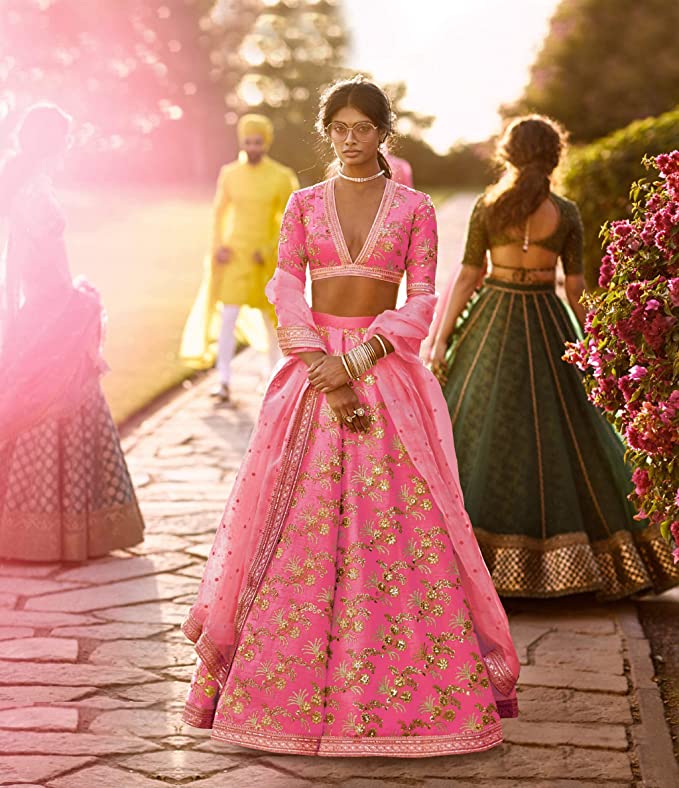 Pink Color Lehenga Choli