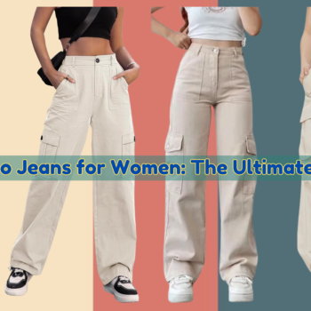 Beige Cargo Pants for Women