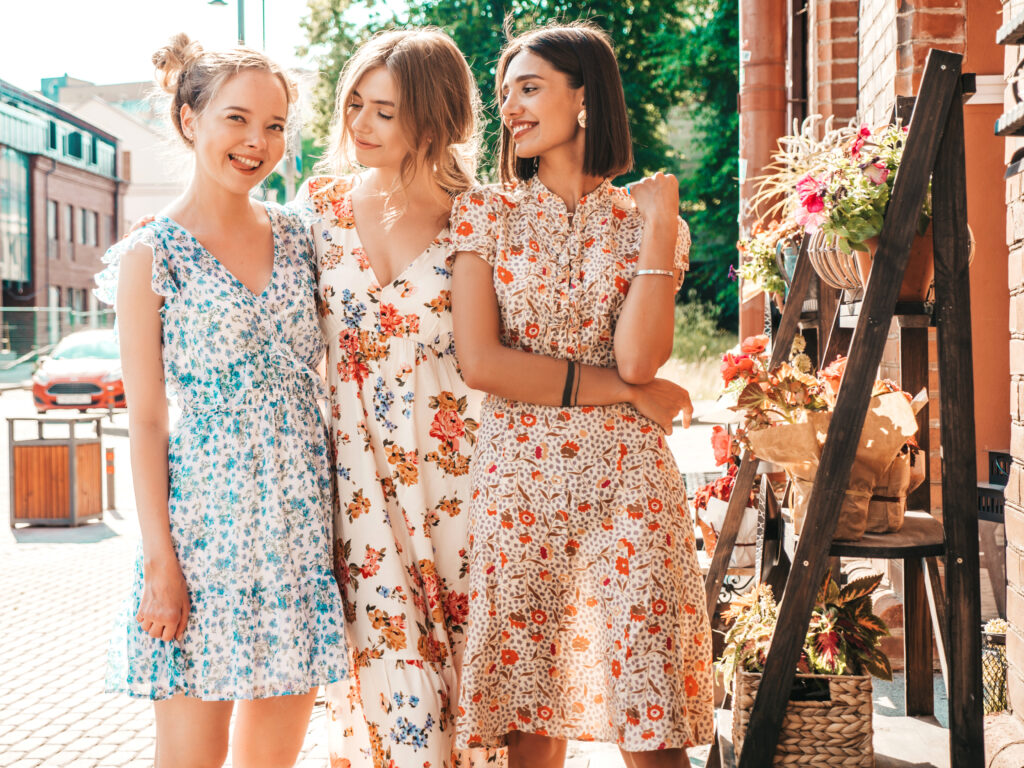 Floral Midi Dresses