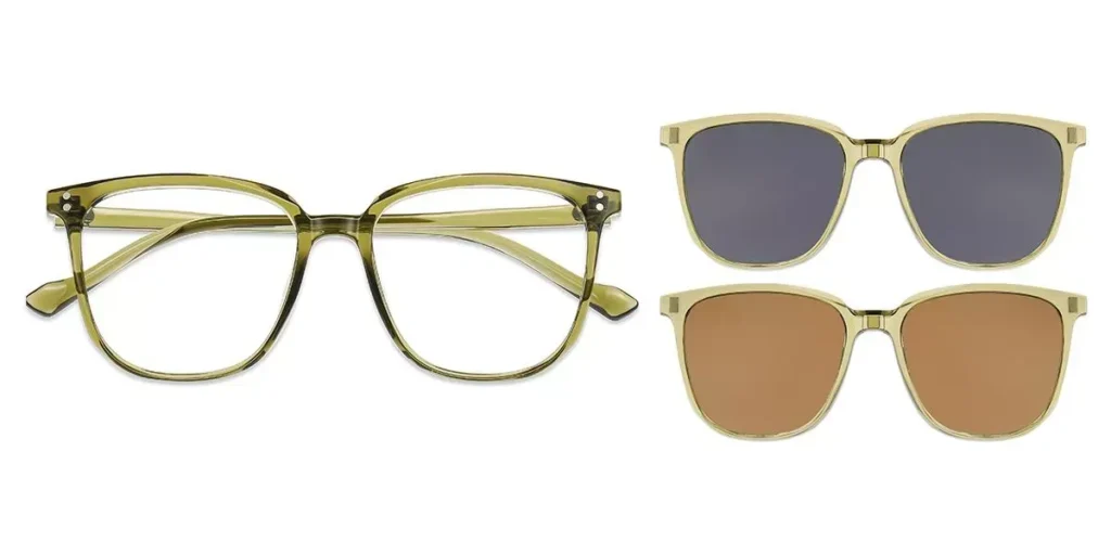 Clip-On sunglasses on Firmoo